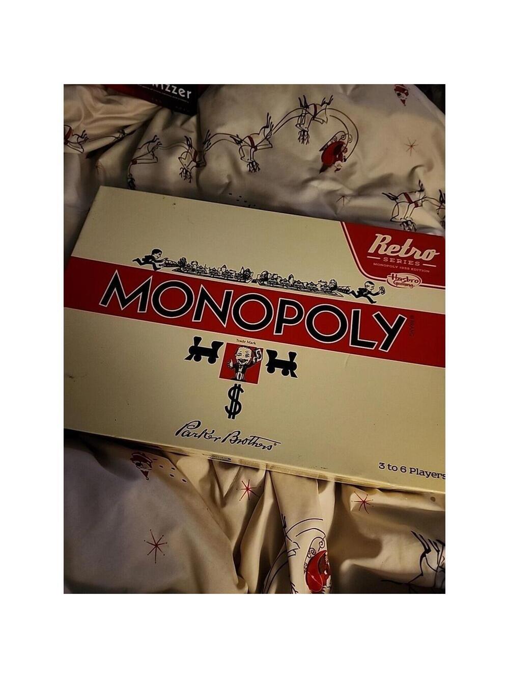2015 Parker Brothers Board Game MONOPOLY RETRO Series 1935 Edition 100% Complete